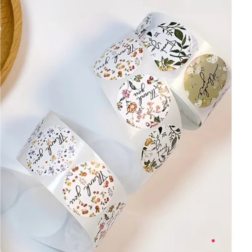 Thank You Design Stickers 200~ 1” (Boutique) ~NEW~ 2 For $20